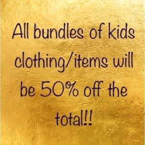 Kids’ Clothing and Items Available!